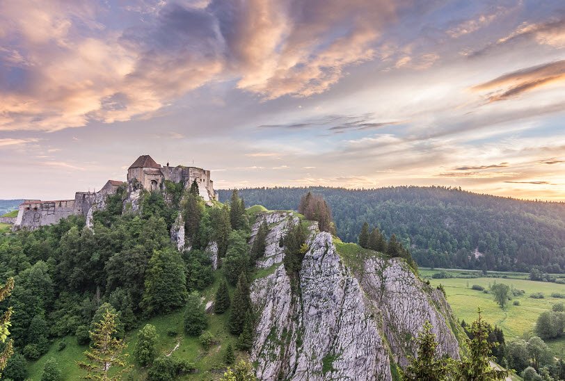 Château de Joux, La Cluse-et-Mijoux, France